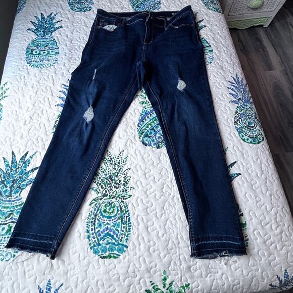 Buffalo David Bitton Distressed Jeans Size 12 - Picture 1 of 5